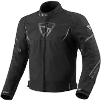 MUGENRACE Munee Schwarze Wasserdichte Textiljacke Größe S