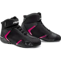 Ixon Gambler WP Lady Schwarz Fuchsia Motorrad Schuhe Größe 38