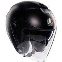 AGV Irides Mono Logo Matt Schwarz Jethelm Größe S