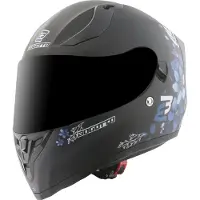 Bogotto BogottoH128FioriSchwarzBlauIntegralhelm Größe M