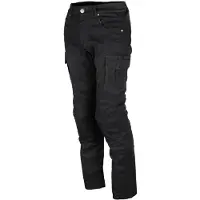 GMS-Moto Lizard Cargo Schwarz Textilhose Größe W42/L34