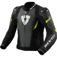 REV'IT! REV’IT! Control Schwarz Neon Gelb Motorrad Jacke Größe 46