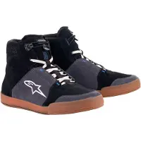 Alpinestars Chrome Schwarz Asphalt Gum Blau Schuhe Größe US 6.5