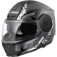 LS2 LS2FF902ScopeIIOxydSchwarzTitan06Klapphelm Größe XS