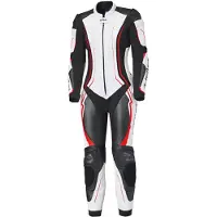 Held Ayana 3 Weiß Schwarz Rot Damen 1-Teiler Motorrad Lederkombi Größe 36