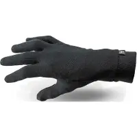 Halvarssons Woll-Unterhandschuhe Schwarz Größe XL