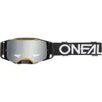 O'Neal Brille B-33 HEXA schwarz/gold, silber verspiegelt