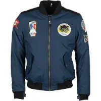 Helstons LYNX Tissu Nylon Bleu Jacke Größe L