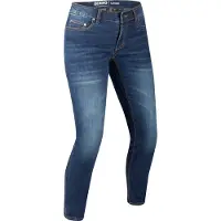 Bering Damen Hose Trust Tapered Blau Gewaschen Größe T1