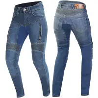 Trilobite 2461 Parado Monolayer Slim Fit Damenjeans Regular Blau Größe 32