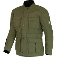 Merlin Burslem Eco Laminated Grün Motorrad Textiljacke Größe S