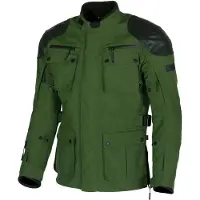 Merlin Sayan D3O Textil-Motorradjacke Grün Schwarz Größe XL