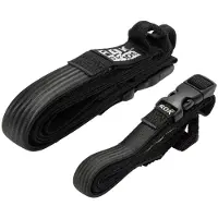 SW-Motech 2 Verstellbare Gurte 310-gurt-set 1060 Mm Schwarz Schwarz One Size