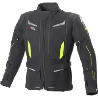 Büse Agadir Motorrad Textiljacke, schwarz/gelb, 98
