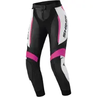 SHIMA Miura 2.0 Damen Schwarz Fuchsia Motorrad Lederhose Größe 40