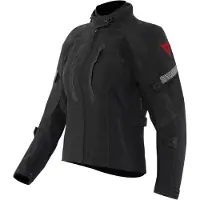 Dainese Mangen Absøluteshell Pro Schwarz Wasserdichte Damen Motorrad Textiljacke Größe 40