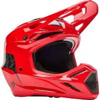 FOX V3 RS Fracture Carbon Rot Motocrosshelm Größe M