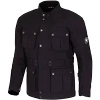Merlin Burslem Eco Laminated Schwarz Motorrad Textiljacke Größe XL