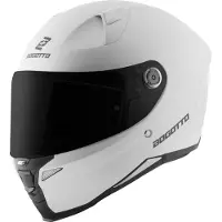 Bogotto FF110B Solid Weiß Integralhelm Größe XL