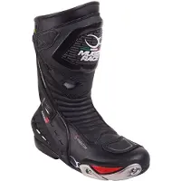 MUGENRACE Sphantom 2 Perforierte Schwarze Stiefel Größe 40