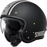 Shoei J.O2 Aventure TC-10 Jethelm unisex Fiberglas schwarz matt, XL
