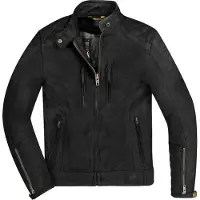 Merlin Mia Damen Leder-Motorradjacke Schwarz Größe XL