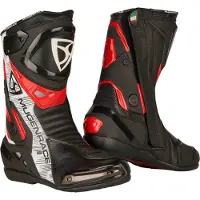 MUGENRACE Sphantom Plus Perforierte Schwarz Rot Weiße Stiefel Größe 45