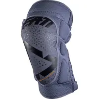 Leatt 3DF 5.0 Zip Dunkelblau Motocross Knieprotektoren Größe S-M