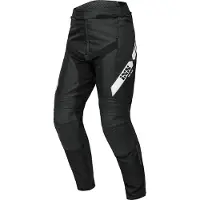 IXS RS-500 1.0 Schwarz Weiß Motorrad Leder-/Textilhose Größe 48