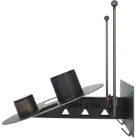 Gray Steel X7 Helm & Ausrüstung Wandhalterung