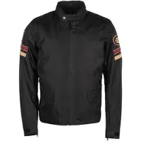 Helstons Elron Tissu Technique Schwarz CE Jacke Größe L