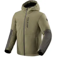 REV'IT! Revit Traffic 2 H2O wasserdichte Motorrad Textiljacke, grau/oliv, 3XL