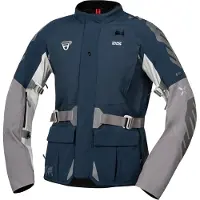 IXS Venture-STX 1.0 wasserdichte Motorrad Textiljacke, blau/grau, L