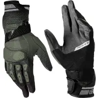 Leatt ADV X-Flow 5.5 Forest Schwarz Oliv Handschuhe Größe 3XL