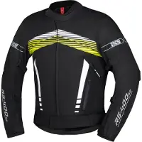 IXS RS-400-ST 3.0 Motorrad Textiljacke, schwarz/weiß/gelb, 2XL