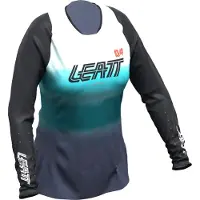 Leatt Moto 4.5 Lite Damen Motocross Jersey, schwarz/blau/weiß, L