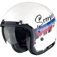 Scorpion Belfast Evo Adonis Jethelm unisex Fiberglas weiß, 2XL