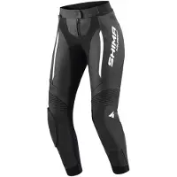 SHIMA Miura 2.0 Damen Schwarz Weiß Motorrad Lederhose Größe 36