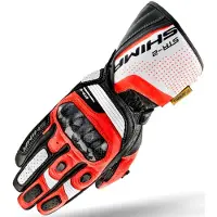 SHIMA STR-2 Schwarz Weiß Rot Handschuhe Größe M