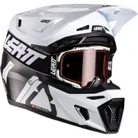 Leatt 9.5 Carbon V26 Motocross Helm mit Brille Größe M (57/58)
