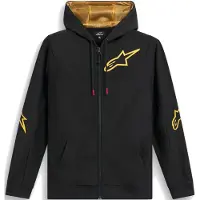 Alpinestars Sessions V3 Zip Hoodie, schwarz/gold, M