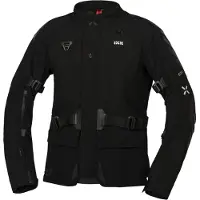 IXS Venture-STX 1.0 Wasserdicht Schwarz Textil-Motorradjacke Größe L