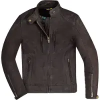 Merlin Mia Damen Leder-Motorradjacke Braun Größe XL