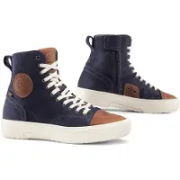 Falco Lennox 3 Perforierte Blaue Motorradschuhe Größe 45