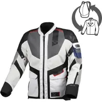 Sonstiges Macna Travelair Motorrad Textiljacke, grau/schwarz, XL