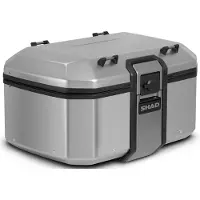 Shad Topcase Tr55 Terra Aluminium 55L ALUMINIUM 55L SILBERN braun