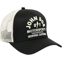 John Doe Trucker Hat schwarz/weiß Unisexschwarz/weißEinheitsgröße - Motorradbekleidung - Freizeitbekleidung