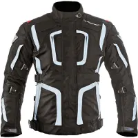 MUGENRACE Diane wasserdichte Damen Motorrad Textiljacke, schwarz, S