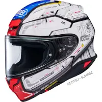 Shoei NXR2 Gundam TC-10 Integralhelm unisex Futter weiß, XL