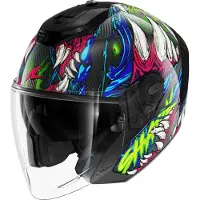 Shark Rs Jet Carbon Shaytan Schwarz Grün Violet KGV Größe M